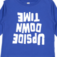 thumbnail image 4 of Inktastic Upside Down Time Boys or Girls Long Sleeve Toddler T-Shirt, 4 of 5