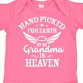 thumbnail image 4 of Inktastic Handpicked for Earth by My Grandma in Heaven Angel Wings Boys or Girls Baby Bodysuit, 4 of 5