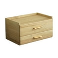 thumbnail image 1 of veasfak Capsule Holder Double Tier Coffee Pod Storage Drawer for Office Home Counter Wood Color, 1 of 9