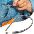thumbnail image 1 of HLONK Sewing Loop Kit  Quick Rope Threader  Flexible Drawstring Stringing Tool for Fabric  Belts  Strips  and Knitting Accessories  Tools Essentials Savings Deals(Sliver), 1 of 9