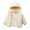 Beige, variant on Autumn and Winter Padded Children's Short Padded Jacket Jacket Boys and Girls Baby Down Jacket Winter Kids Jacket Reversible Hooded Jacket Kids Winter Jacket Girls Girls Coat Little Girls