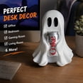 thumbnail image 2 of Halloween Cute Ghost Holding Coke Figurine, Resin Tabletop Decor for Party Shelf Display, 2 of 7