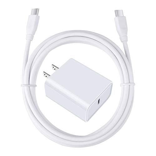 USB C Fast Charger for Google Pixel 6 6 Pro 6a 5 4 4A 4XL 3 3A 3XL 2 XL, Pad Pro 12.9, Samsung Galaxy S22 S21 S20 FE 5G Note 20 Ultra Z Fold 3 A10E, 20W 3A PD Power Adapter with 6FT Type C to C Cable