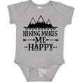 thumbnail image 3 of Inktastic Hiking Makes Me Happy Mountain Hiker Boys or Girls Baby Bodysuit, 3 of 5