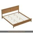 thumbnail image 2 of Modern Solid Wood King Size Platform Bed with Sturdy Wooden Slats Support,No Box Spring Needed, Seadrift, 2 of 8