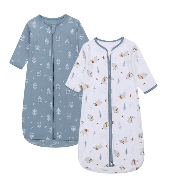 Saco de Dormir de Algodón para Bebé con Manga Larga de Miracle Baby 0-6meses