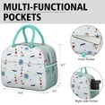 thumbnail image 6 of Lunch Bag Lunch Box for Women Reusable Insulated Lunch Bags,Water-Resistant Nautical Cooler Lunch Tote Bag, Large Capacity for Work Travel Picnic, 6 of 6