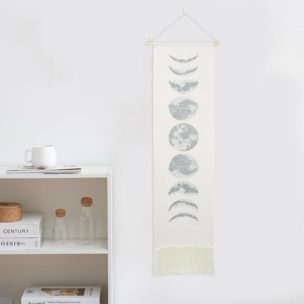 Handcraft Wall Carpet Decorative Cloth Hanging Tapestry For Ornament Office Home Wall Decoration White 46x12in Walmart