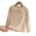 thumbnail image 3 of Esaierr Baby Kids Girls Long Sleeve T Shirts Spring Fall Crewneck Tees Tops Cotton Casual Bottoming Shirt for 2-12 Years, 3 of 9
