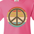 thumbnail image 4 of Inktastic Retro Peace Sign Sunset Youth T-Shirt, 4 of 5