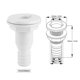 thumbnail image 2 of Raccord d'aérateur de tuyau de pompe de cale traversante en nylon et plastique, 2,5 cm, pour bateau, yacht, voile, camping-car, camion, 2 of 4