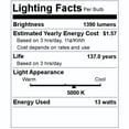 thumbnail image 2 of Sylvania 60213 - SQLIGHT1A/013UNV750/CM/BZ Outdoor Parking Garage Canopy LED Fixture, 2 of 3