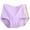 Underwear/panties for women plus size-Purple, variant on Homenesgenics Underwear for Women High Waist 3PC Women's Plus Size XL-6XL Solid Color High Waist Leak Proof Short Underwear Shorts Black XXXXL