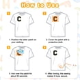 thumbnail image 4 of Uxcell Chenille Letter Patches 3.1" Alphabet Y Iron on Embroidered Patch Stickers for Clothing Repair (Black, Pack of 4), 4 of 6
