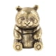 thumbnail image 1 of Figura coleccionable en miniatura de panda de latón, decorativa, de tamaño mini, para escritorio, estantería, mesa, estudio, hogar, habitación, coche, 1 of 8