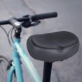 thumbnail image 4 of Sillín de bicicleta grande YONGSHENG acolchado PU sin nariz ancho cómodo, 4 of 5
