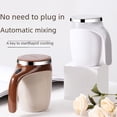 thumbnail image 4 of Taza de café automática de acero inoxidable 304 con rotación eléctrica y taza magnética para mezclar leche, 4 of 5
