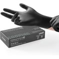 thumbnail image 1 of LANON Food Safe Disposable Black Nitrile Gloves, Latex-Free, Powder-Free, Silicone-Free, Textured Fingertips, Cooking, Large, 1 of 7
