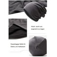 thumbnail image 4 of Gorro de lana para hombre y mujer, gorro largo holgado de algodón elástico unisex, 4 of 5