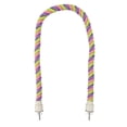 thumbnail image 2 of Colorful Bird Rope Perch Fun Swing And Climbing Cotton Rope Bird Toys Suitable For Parakeets Bird Rope Perch Fun ParakeetsRope Swing Perch Colorful Swing Climbing Cotton Rope, 2 of 8