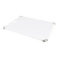 18"x24" White Durable Plastic Cutting BoardRubber Corner Grips Prevent