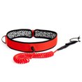thumbnail image 1 of Surfboard Waist Leash 7mm Thick 10ft Coiled Surf Board Leash Paddleboard Leash, 1 of 7
