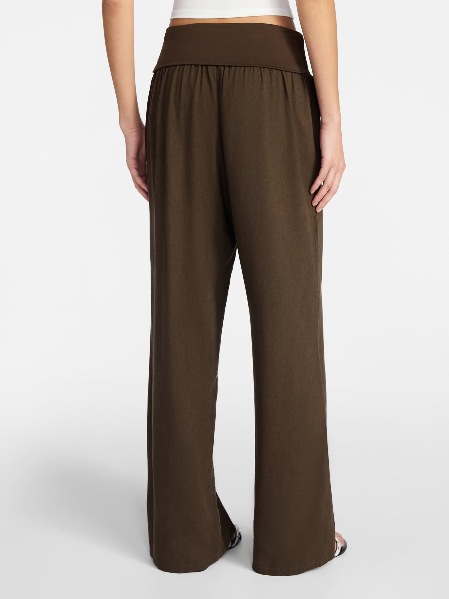 No Boundaries Foldover Beach Pants, 29.5'' inseam, Women's XXS-XXL