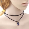 thumbnail image 6 of UDIYO Neckband Choker Double Layers Durable Velvet Black Velvet Short Chain for Party, 6 of 7