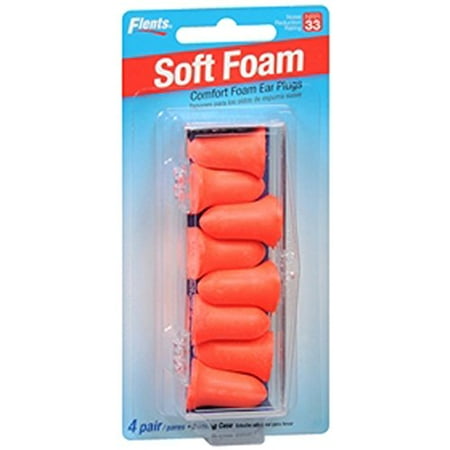 

Flents Soft Foam Earplugs with Case 33 Db 4 Pairs