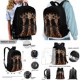 thumbnail image 2 of ZUXONGSY Giraffe Print Kids Backpack Set 4PCS School Bag with Lunch Bag Pencil Bag and Water Bottle Holder Lightweight Student Bookbags Knapsack with Front Zipper Pocket for Girls Boys Teens, 2 of 6