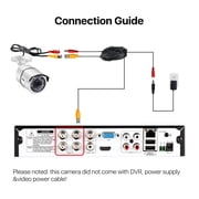 ZOSI 2MP HD 1080P 4 in 1 TVI/CVI/AHD/CVBS Security Camera Day Night Weatherproof Camera 100ft IR Distance Aluminum Metal Housing