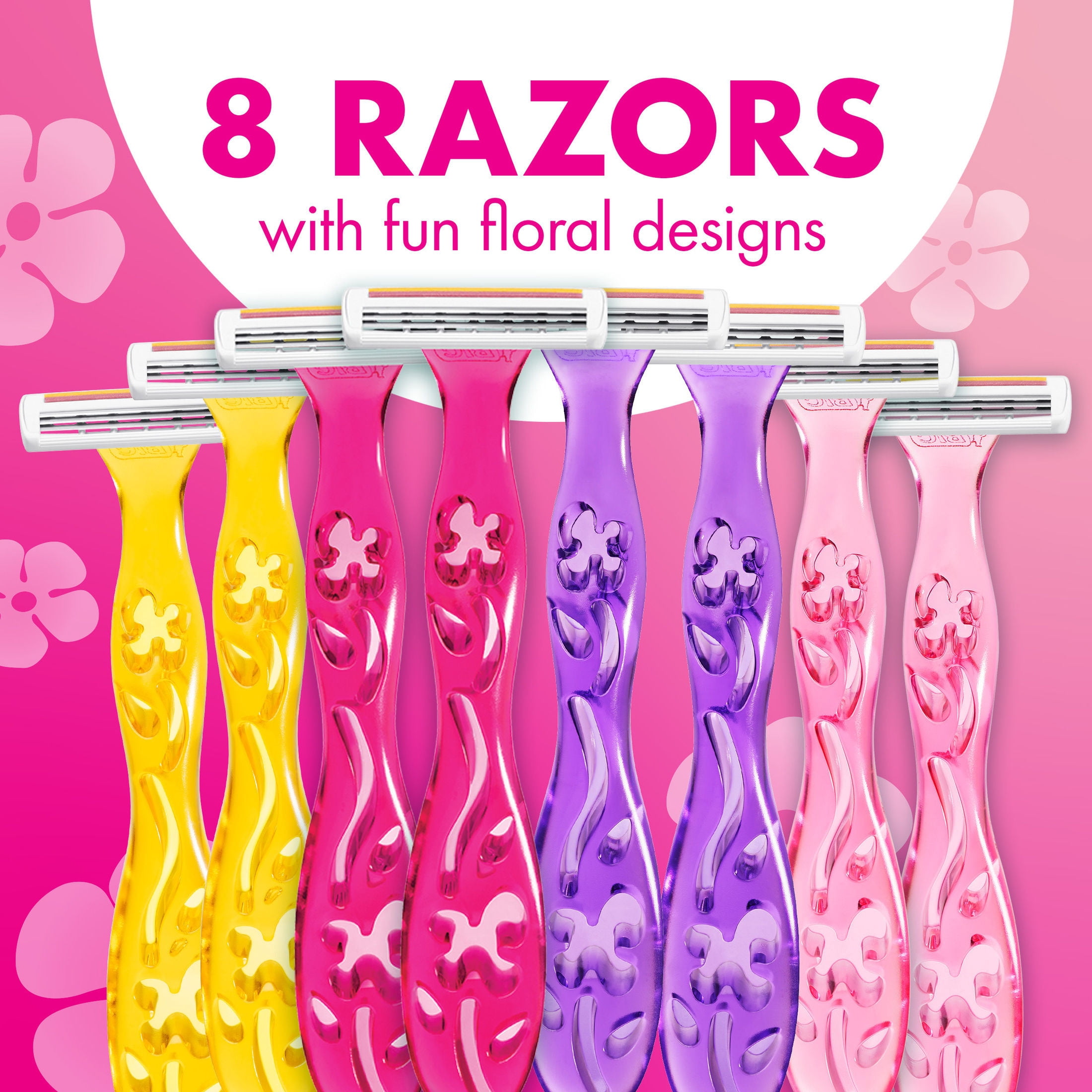 BIC Soleil 3 Simply Women's 3-Blade Disposable Razors, 8 Count