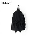 thumbnail image 2 of IELGY Korean niche ins waterproof nylon cloth drawstring backpack, women's versatile and lightweight travel large-capacity student schoolbag, 2 of 2
