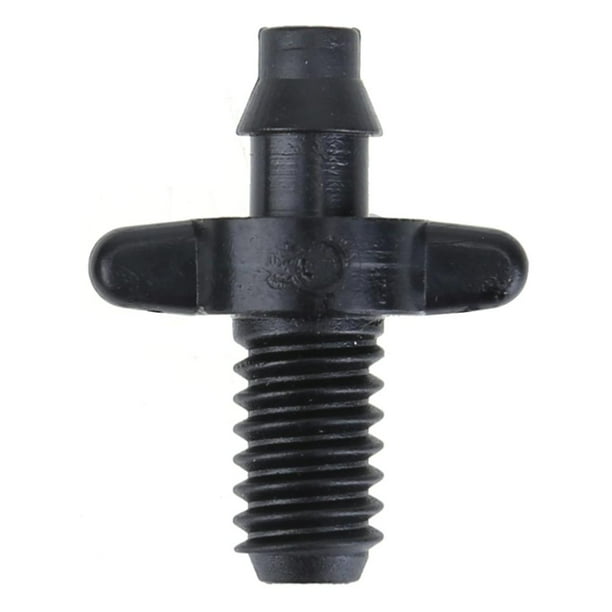 Kuymtek 100 Uds. Conector Manguera PVC 4/7mm Con Púas Individuales Rosca 6mm para Jardín Doméstico