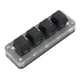 thumbnail image 3 of Mini teclado mecánico con cable tipo C de 4 teclas totalmente programables para una mano con Windows, 3 of 14