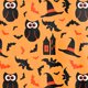 thumbnail image 4 of Puntoco moda mujer casual cuello pico blusa estampada manga corta camiseta verano Halloween bolsillos tops Puntoco Puntoco-2873, 4 of 5