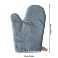 thumbnail image 2 of 1Pair Oven Mitts and Pot Holders, Blue Striped Heat Resistant Kitchen Cooking Glove, Microwave Gloves Safe for Baking,Cooking, BBQ, Professional Grade Protection Hot Cooking Baking, 2 of 8