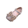 thumbnail image 2 of hengsof Girls Sparkly Rhinestone Pearl Bow Flats Fashion Sequins Ballet Shoes Princess Party Comfort Dress Flat Shoes, 2 of 6