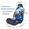 thumbnail image 3 of Fotbe Futuristic Blue Light White Tiger Funda para Asiento de Auto con Estampado – Impermeable y Antisudor – Ajuste Universal, Lavable a Máquina, Antideslizante (1 Pieza), 3 of 5
