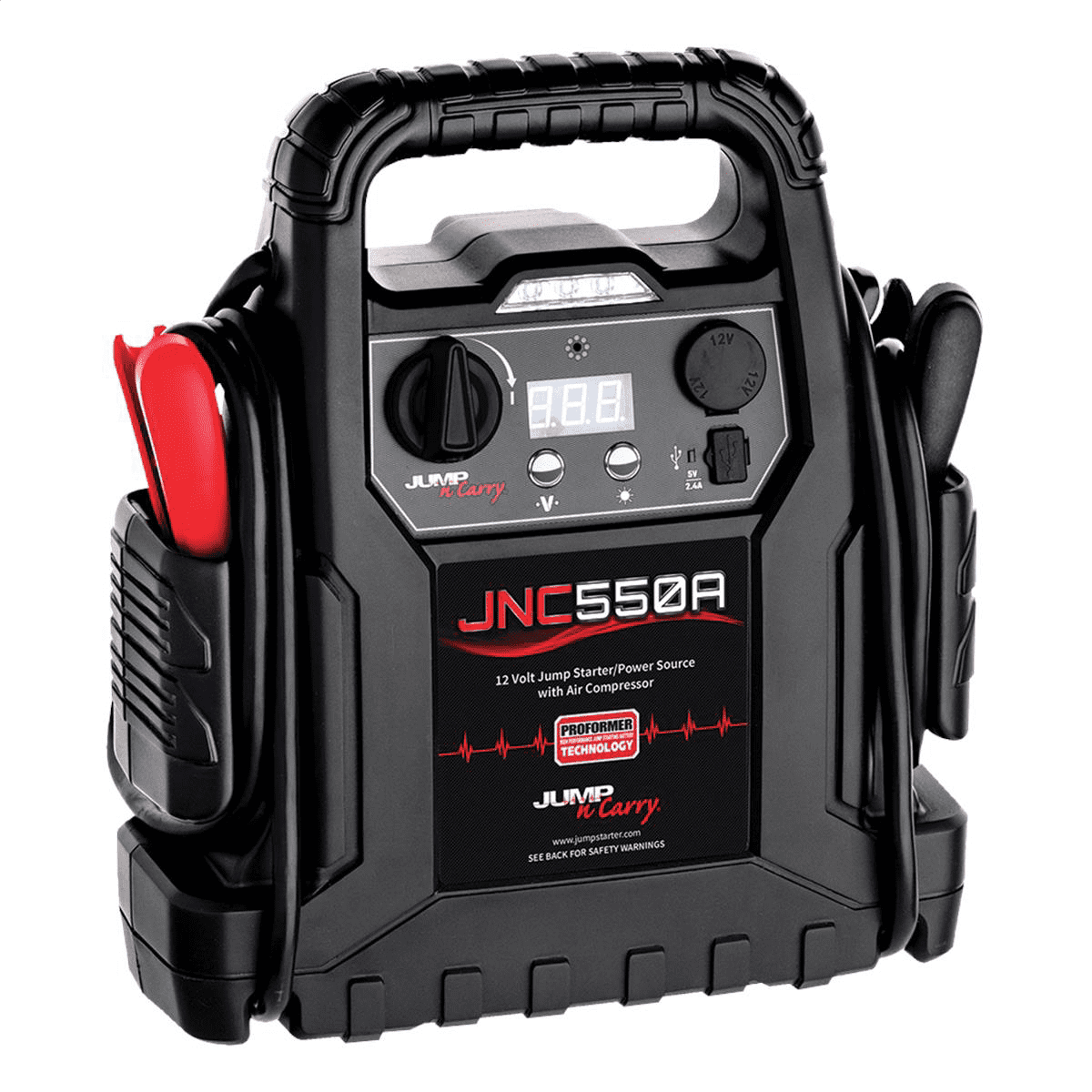 Clore Automotive JNC550A Jump Starter 1100 Peak Amps PROFORMER Battery USB