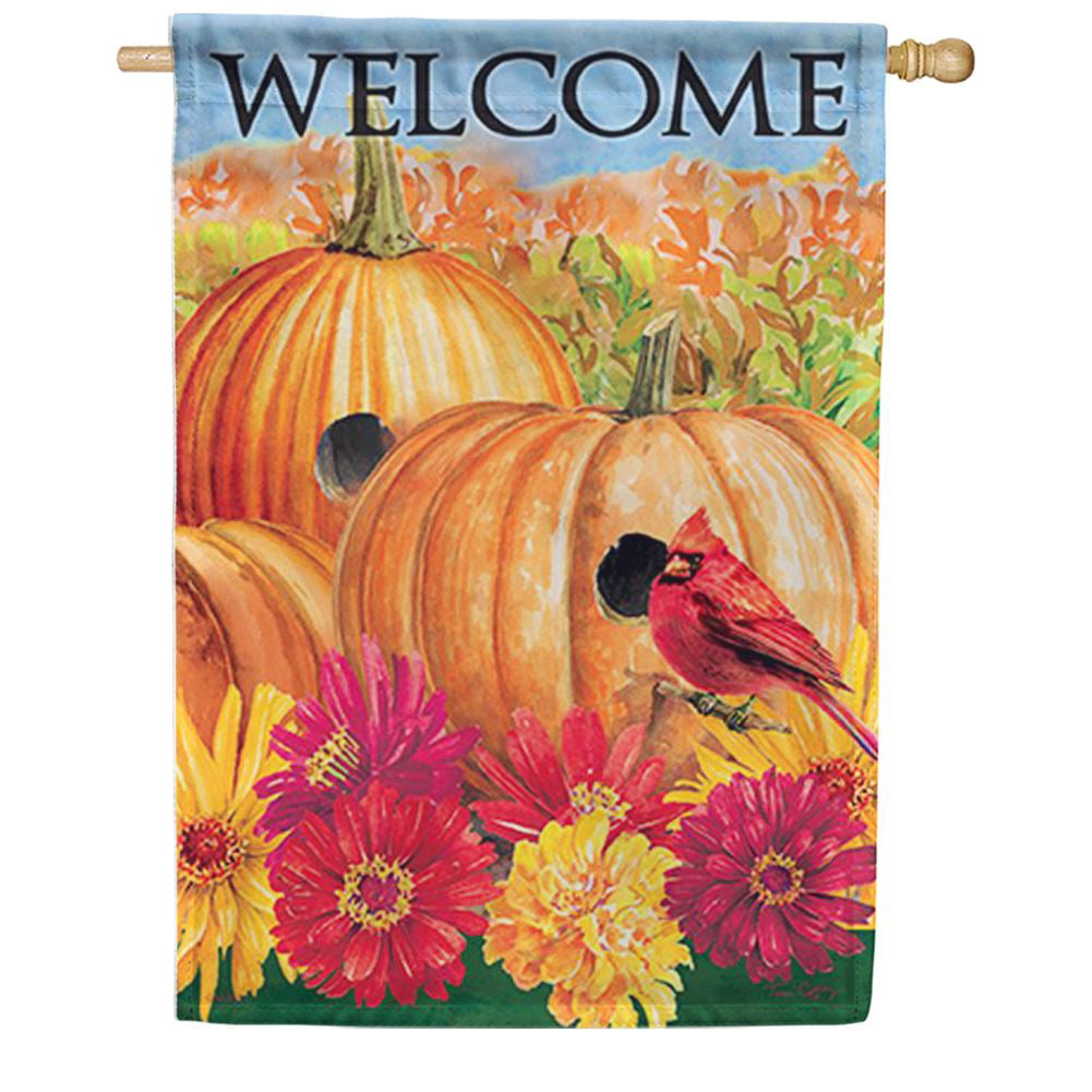 Carson Double Sided House Flag - Signs of Fall, Premium Dura Soft ...