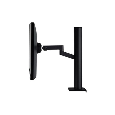 LG - 27” Ergo IPS QHD Monitor with Ergonomic Stand & C-Clamp - Black