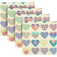 thumbnail image 5 of Dreamtimes Valentine's Day Love Heart Cloth Napkins Set of 1, Oversized Washable Reusable Polyester Dinner Table Napkins for Family, Restaurant, Party Decor, 20 x 20 Inch, 5 of 7