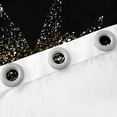 thumbnail image 4 of Feelyou Black Gold Princess Curtains Pack of 2 (42x84 Each), Kawaii Girls Curtains Blackout, Teen Child Female Adult Bedroom Curtains, Blackout Curtains Room Decor, 4 of 6