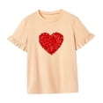 thumbnail image 2 of Camiseta para mujer con cuello redondo, camiseta básica para desplazarse en la playa, regalo del día de San Valentín XL, 2 of 8