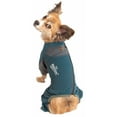thumbnail image 2 of Dog Helios ® 'Rufflex' Mediumweight 4-Way-Stretch Breathable Full Bodied Performance Dog Warmup Track Suit, 2 of 10