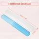 thumbnail image 4 of Estuche para Cepillos de Dientes Unique Bargains 4 Piezas Blanco Azul 19x2.7cm, 4 of 7