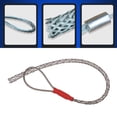 thumbnail image 3 of Cable de tubería, 1 Uds., Accesorio, cinta antideslizante, lazos, herramienta para arrojar de cables, extractor de cables eléctrico completo, - 9-12 mm 9-12mm Gloria Red de tracción, 3 of 9