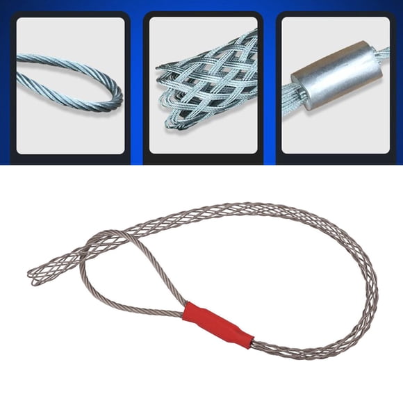 Cable de alambre de 1 pieza, suministro completo de tuberías, Lazos antideslizantes, enhebrador eléctrico, cinta de alambre, herramientas para arrojar - 9-12 mm 9-12mm Yotijar Red de tracción