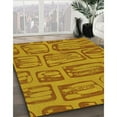 thumbnail image 3 of Ahgly Company Machine Washable Indoor Rectangle Transitional Mahogany Brown Area Rugs, 3' x 5', 3 of 7